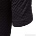 Fashion Mens Summer Slim Casual Rhombus O-Neck Fit Short Sleeve Shirt Tunic Tops Black B07PRCYLVB